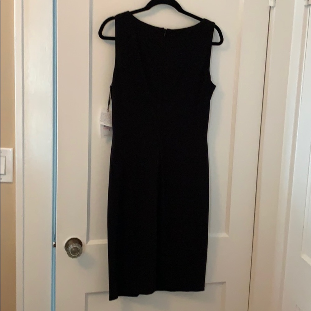 NEW Y2K Calvin Klein Black Dress with Bling 10 Bodycon - Picture 3 of 8